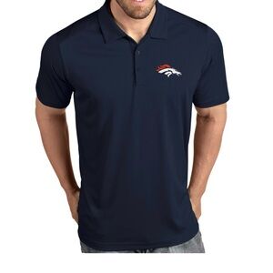 Men's Denver Broncos Navy Polo Shirt
